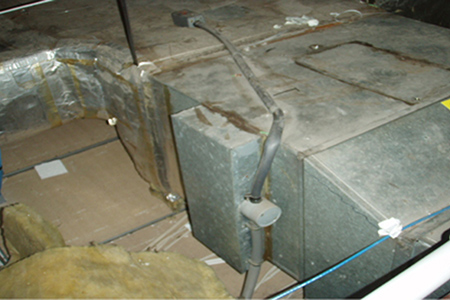 Asbestos in air conditioning